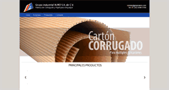 Desktop Screenshot of grupoauro.com